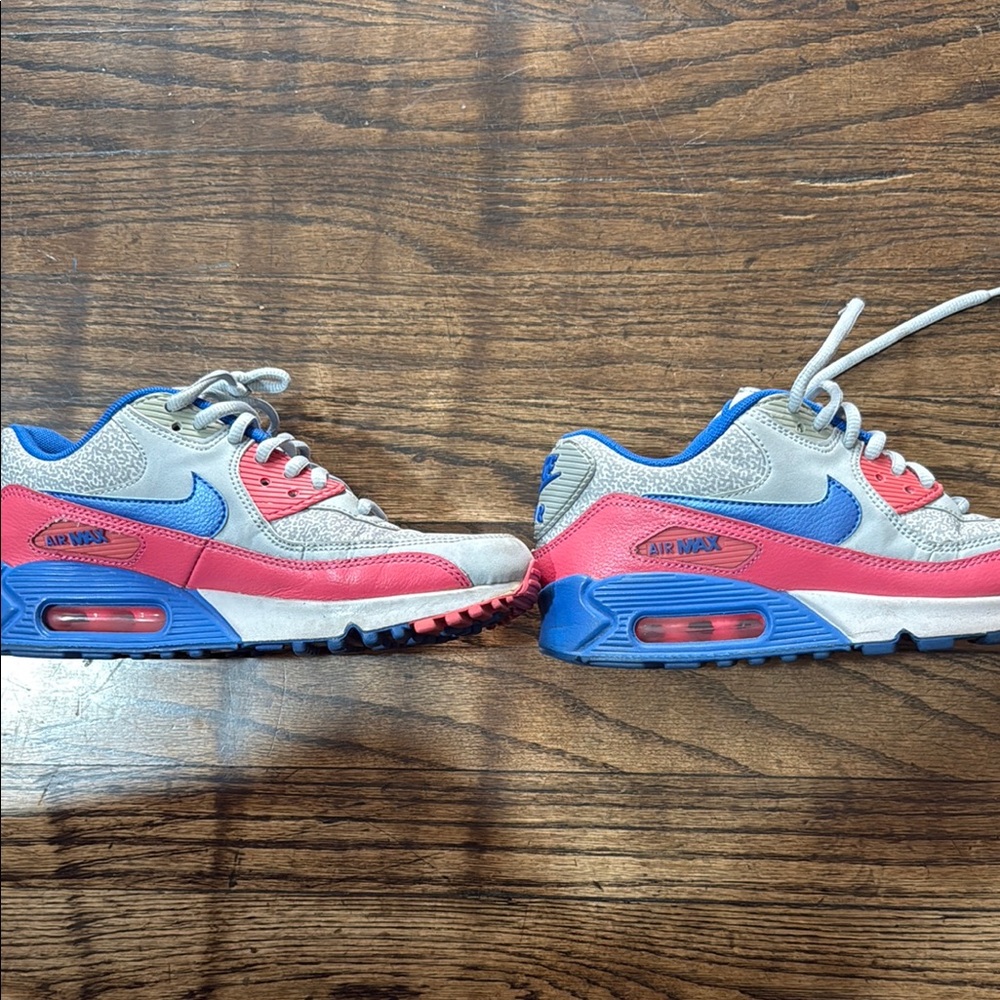 Nike Air Max Sneakers in Pink, Blue, and Gray